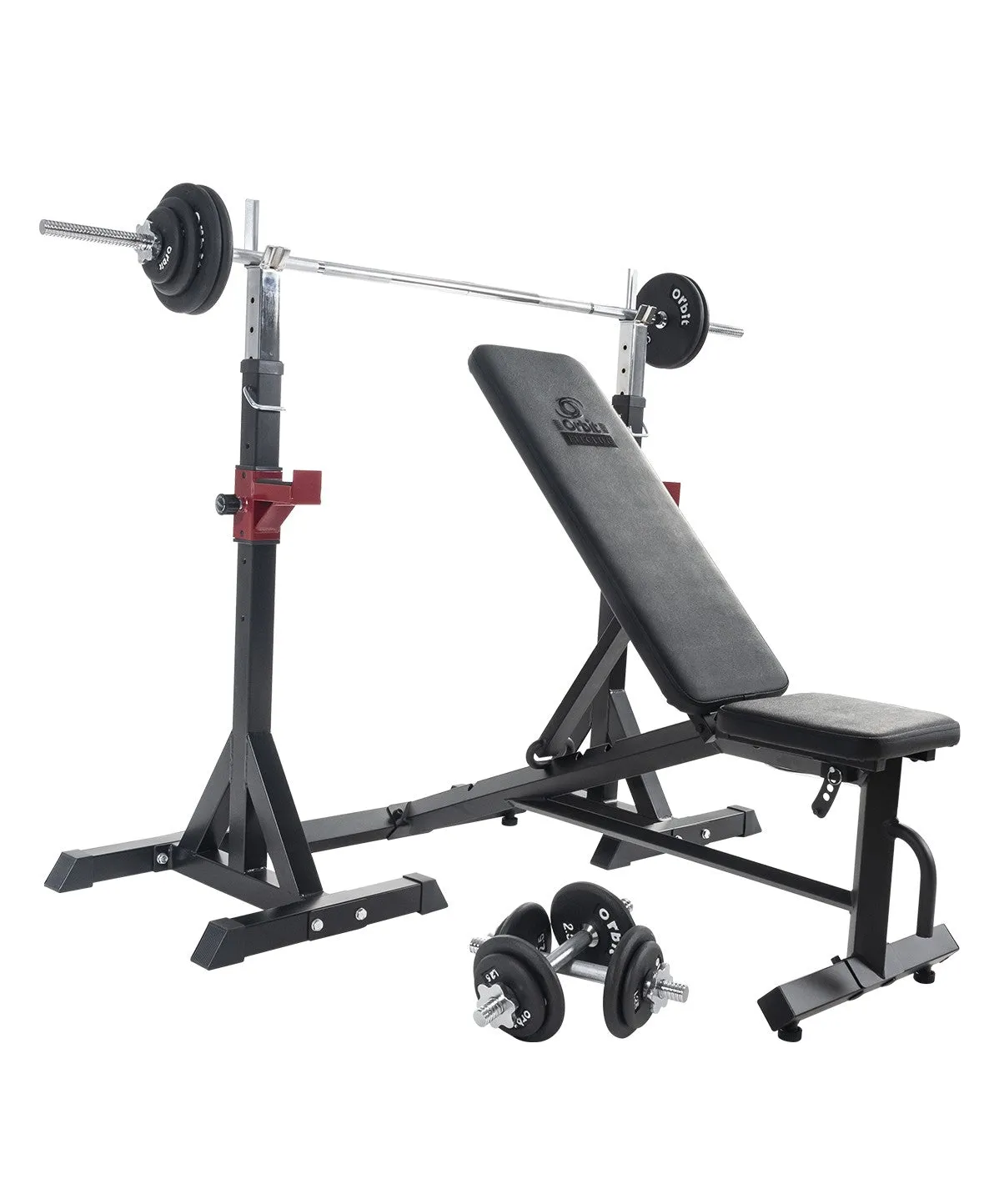 50kg FitClub Bench and Squat Rack Package Deal