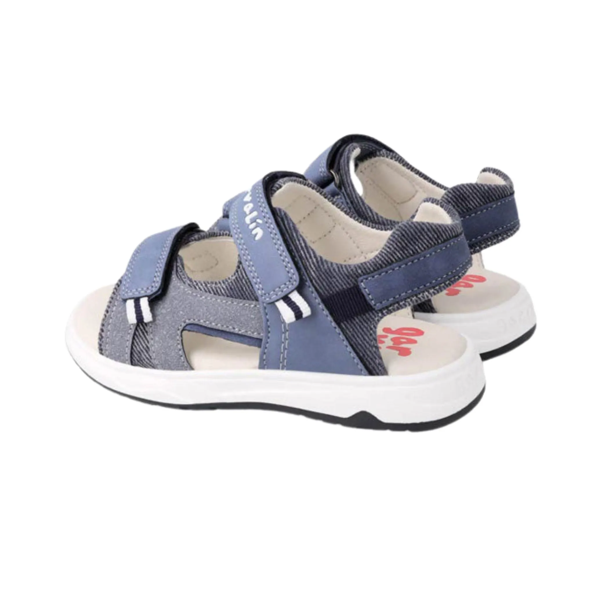 Abierta Pique Sandals - Jeans