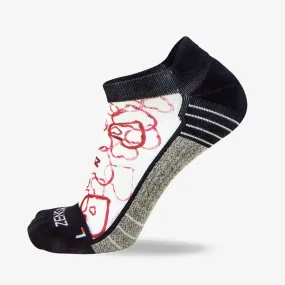 Abstract Hearts Socks (No Show)