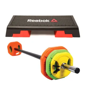 Aerobic Step & Hit Fitness Pump Set | 20kg