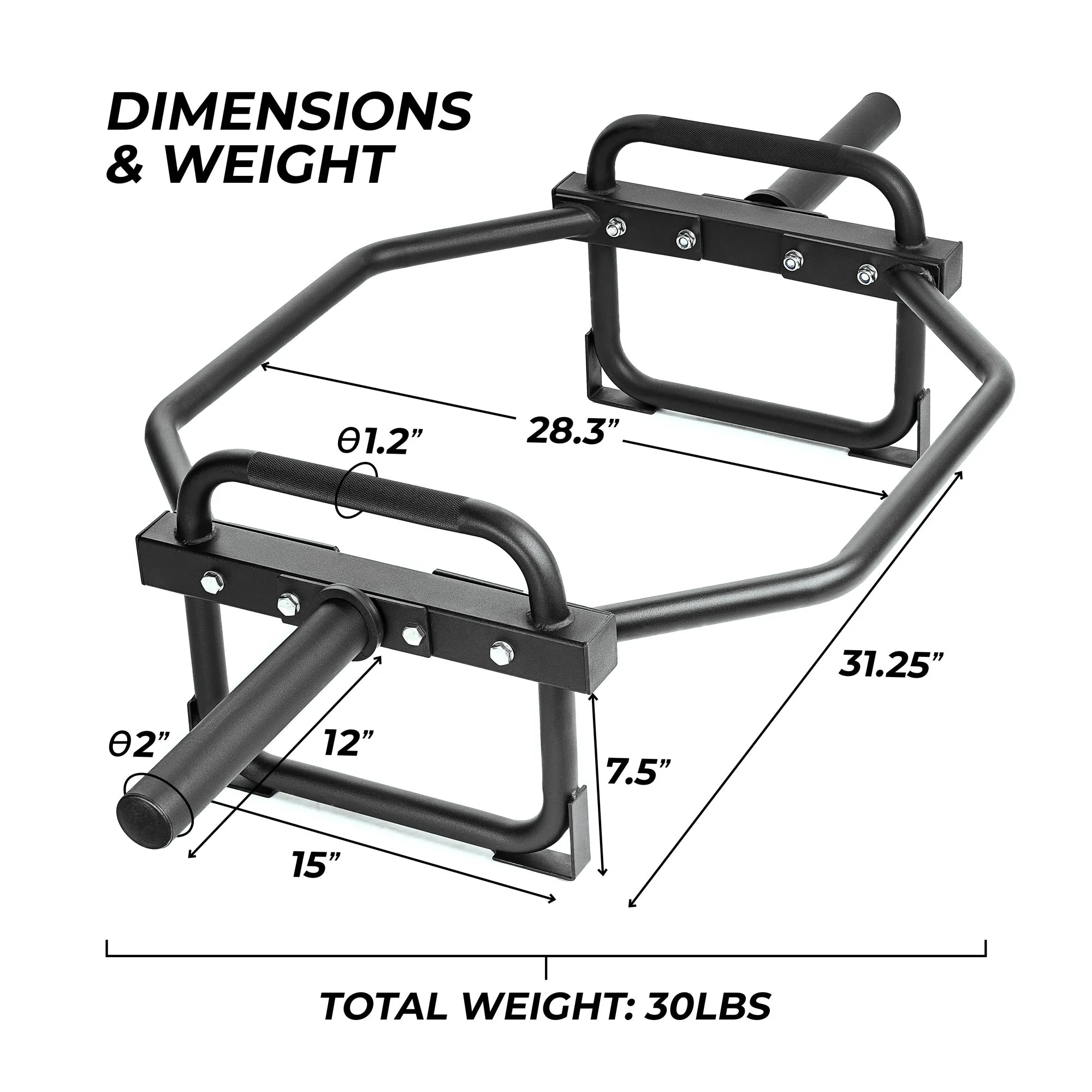 Amstaff Fitness Olympic Trap/Hex Bar