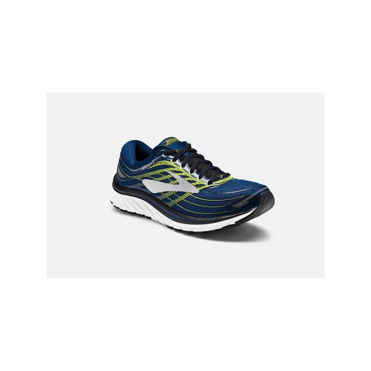 Brooks Glycerin 15 shoes navy blue / yellow / black SS18