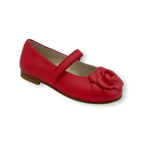 Camille- Red Leather Mary Jane Shoes