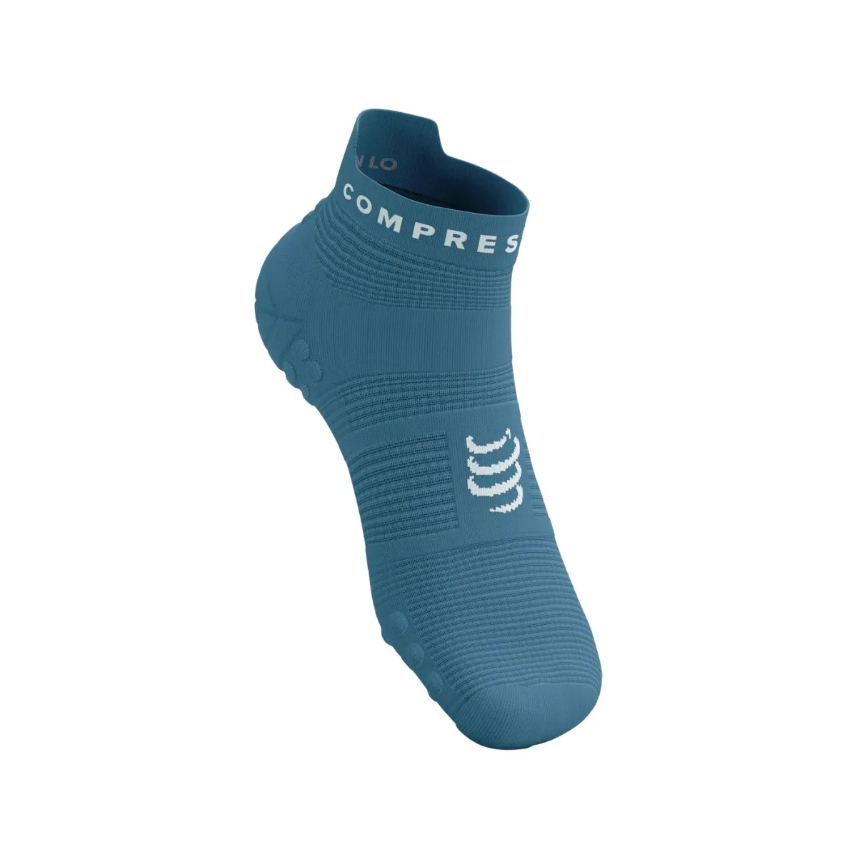 Compressport Pro Racing v4.0 Low Running Socks Blue White