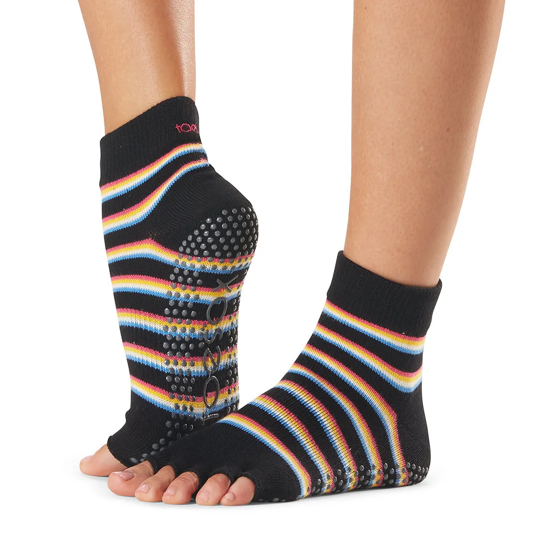 Half Toe Ankle Grip Socks