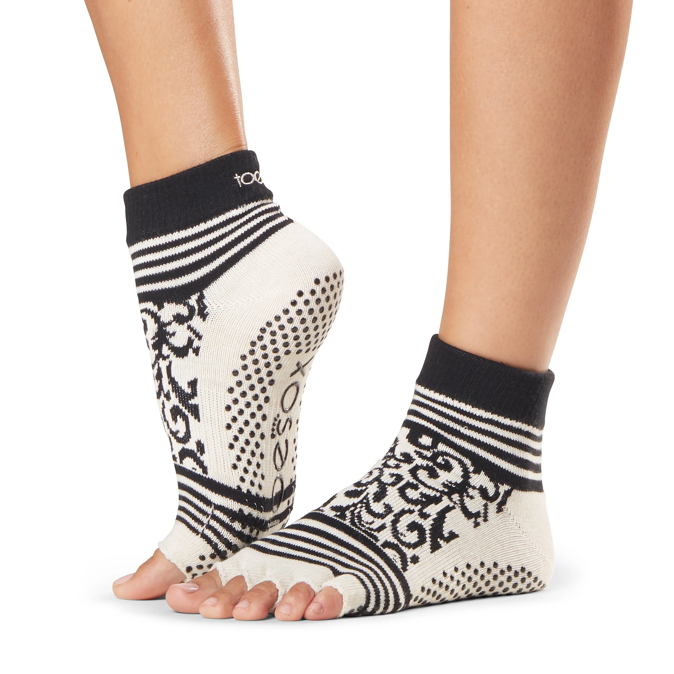 Half Toe Ankle Grip Socks