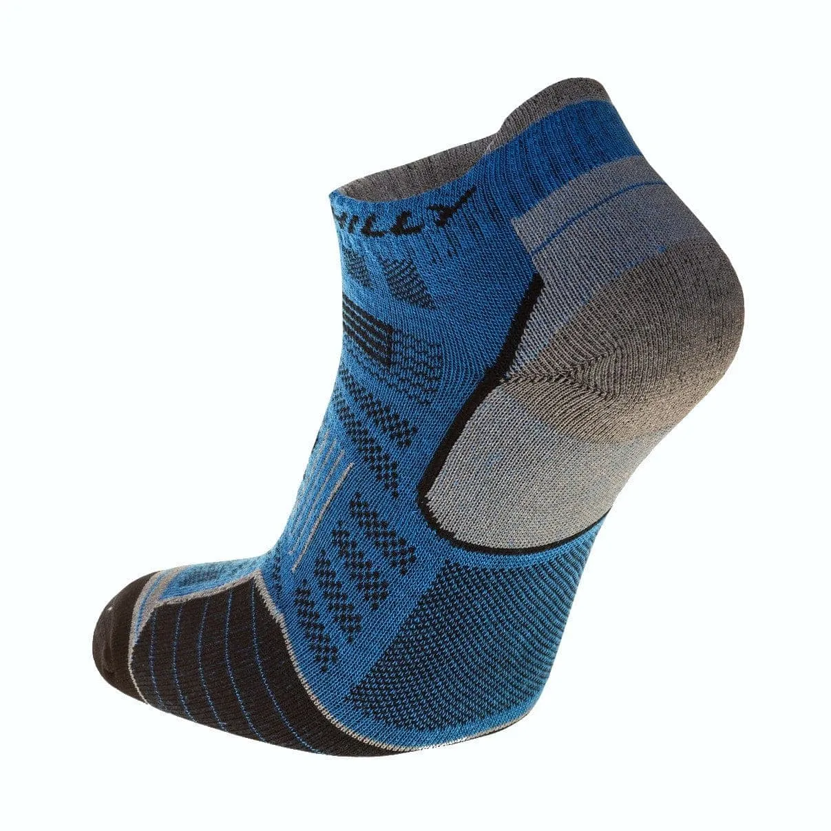 Hilly Unisex Twin Skin Socklet Min Azurite/Grey Marl