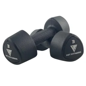 Hit Fitness Rubber Studio Dumbbell | 3kg