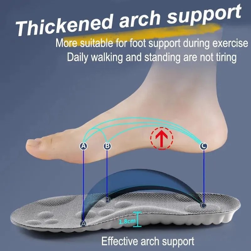 Latex Sport Insoles: Ultimate Arch Support & Comfort