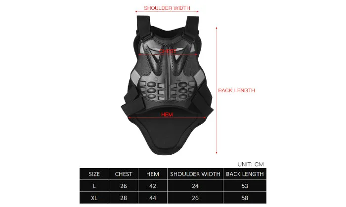 Men Motorcycle Armor Vest