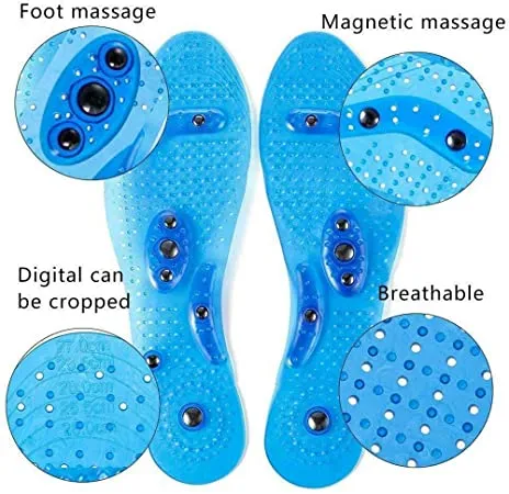 Mindinsoles for Men and Women | Acupressure Magnetic Insoles for Feet | Massage Foot