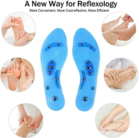 Mindinsoles for Men and Women | Acupressure Magnetic Insoles for Feet | Massage Foot