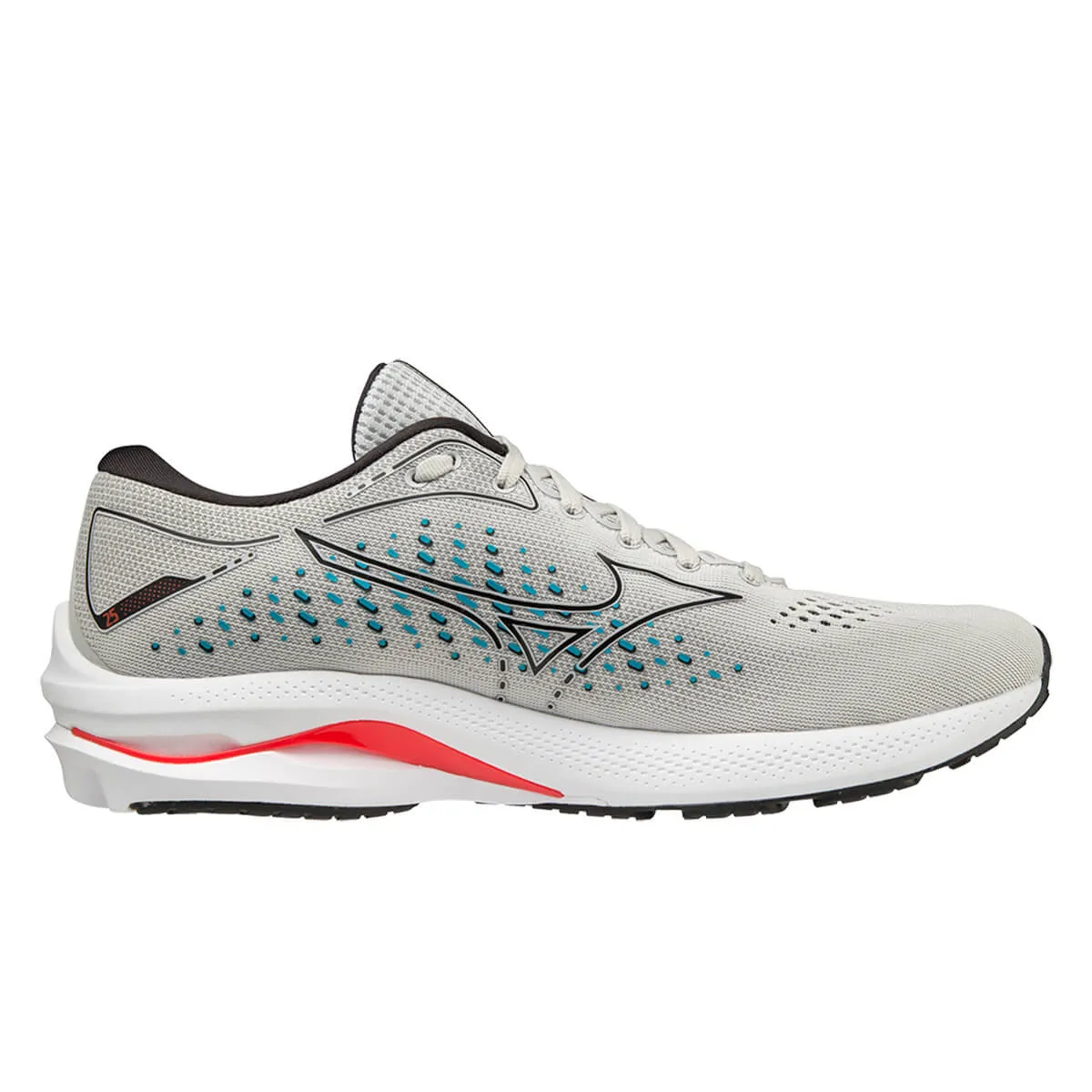 Mizuno Wave Rider 25 Mens | Omushroom/blk/ignitionr