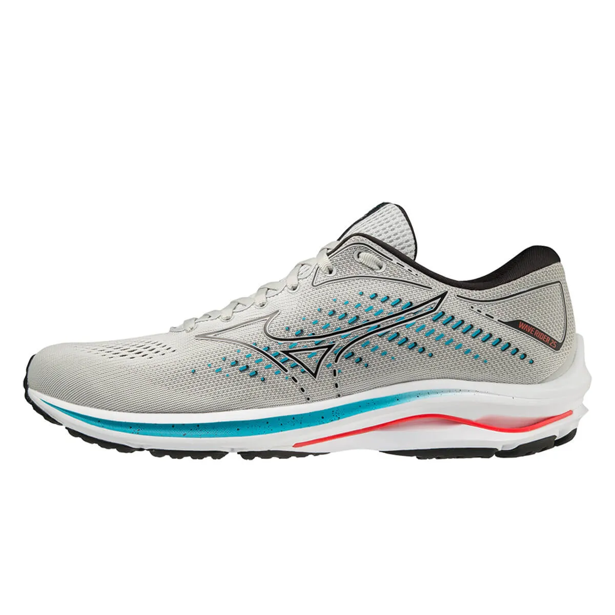 Mizuno Wave Rider 25 Mens | Omushroom/blk/ignitionr