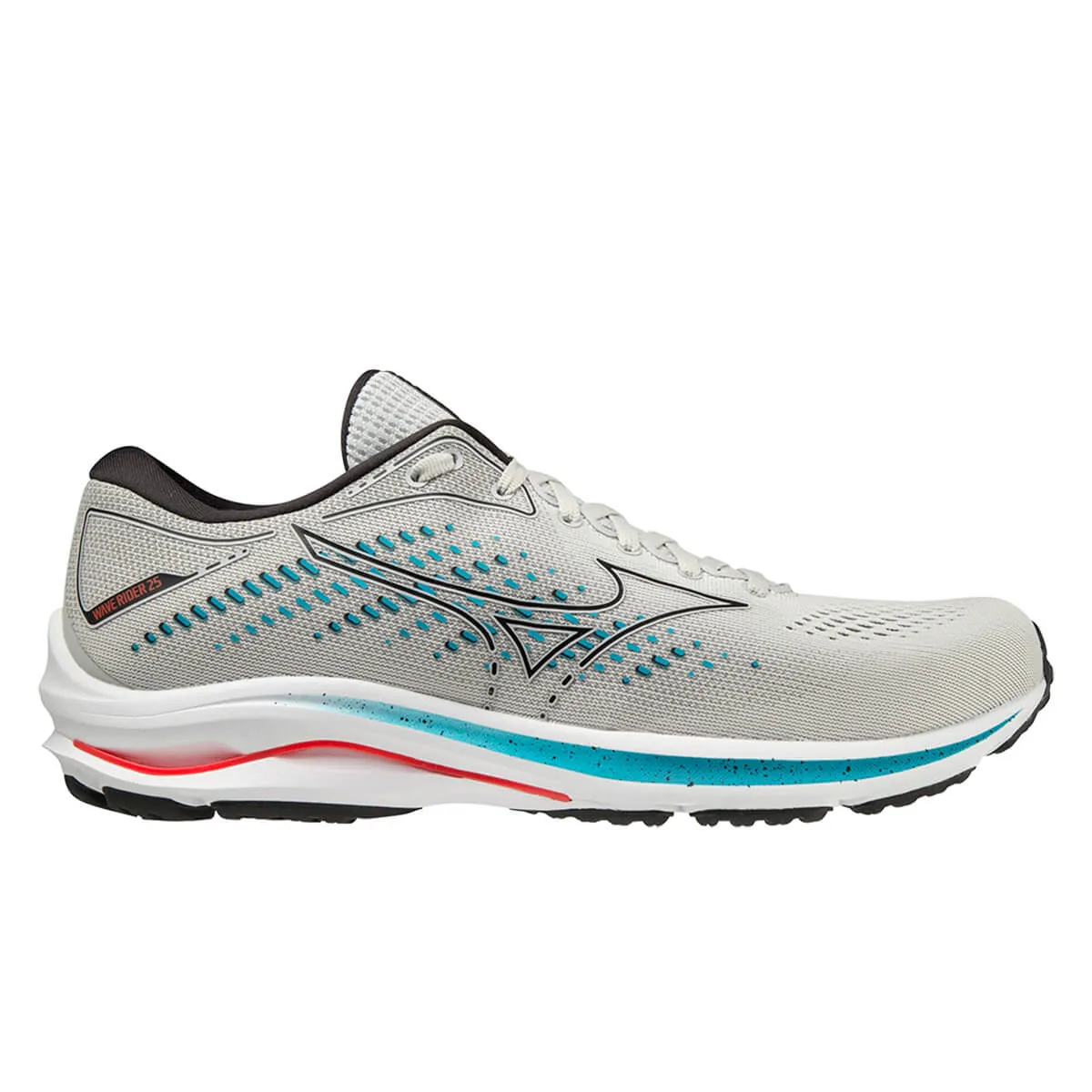 Mizuno Wave Rider 25 Mens | Omushroom/blk/ignitionr