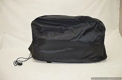 MOTORCYCLE NYLON TRUNK SKULL SISSY T BAR BAG TRAVEL PLAIN LUGGAGE NEW BLACK