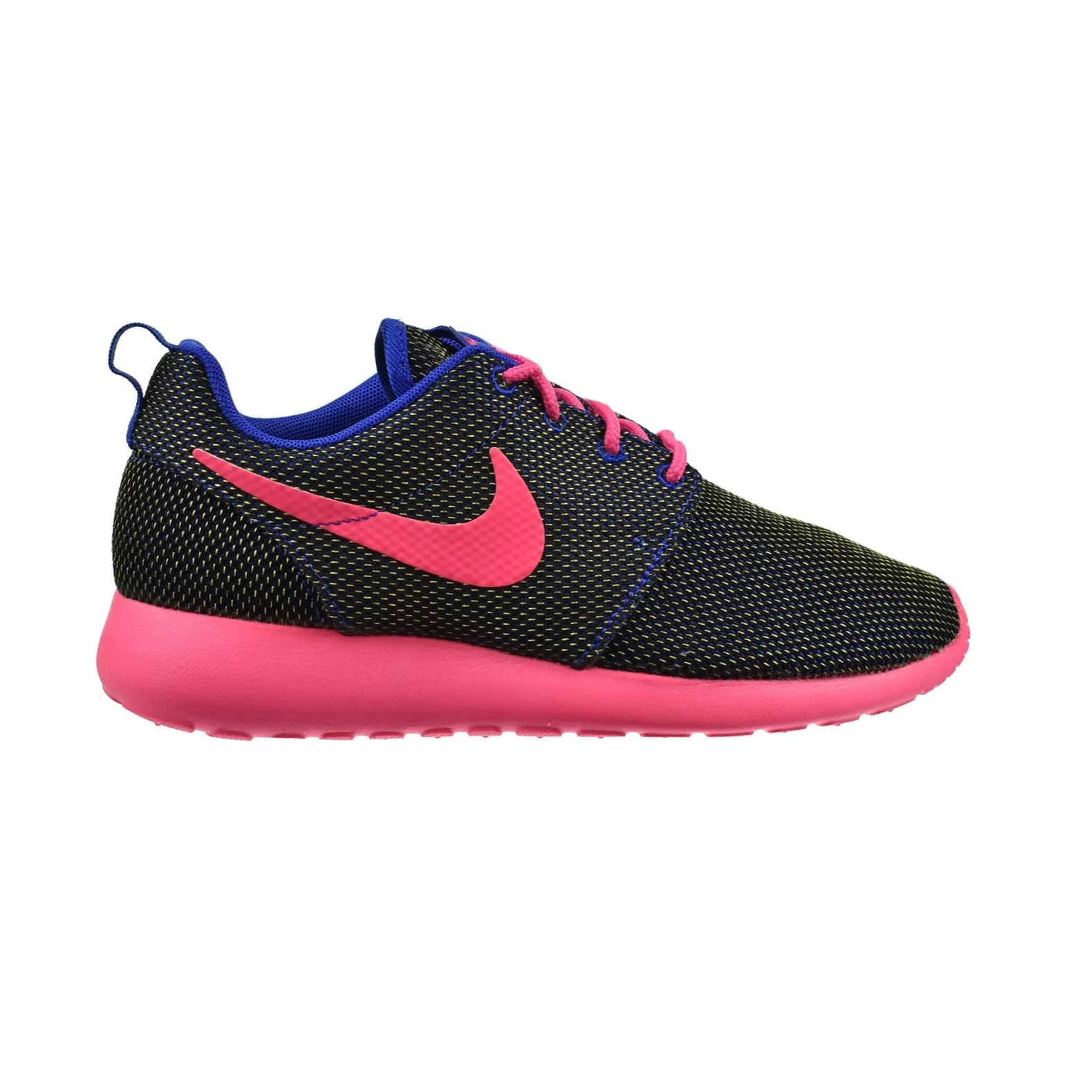 Nike Roshe Run Womens' Shoes Hyper Cobalt/Hyper Pink-Volt-Black