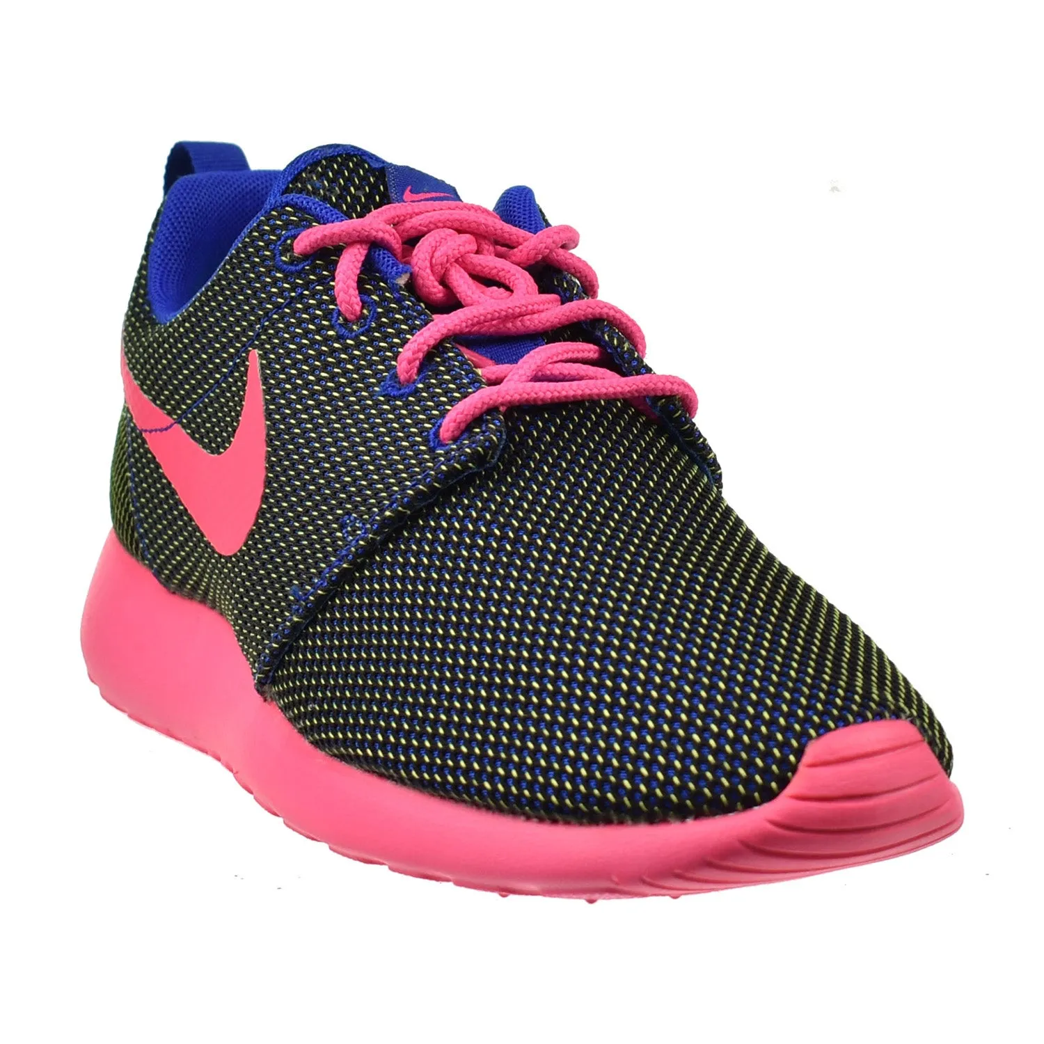 Nike Roshe Run Womens' Shoes Hyper Cobalt/Hyper Pink-Volt-Black