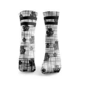 No Days off Socks - Black & White