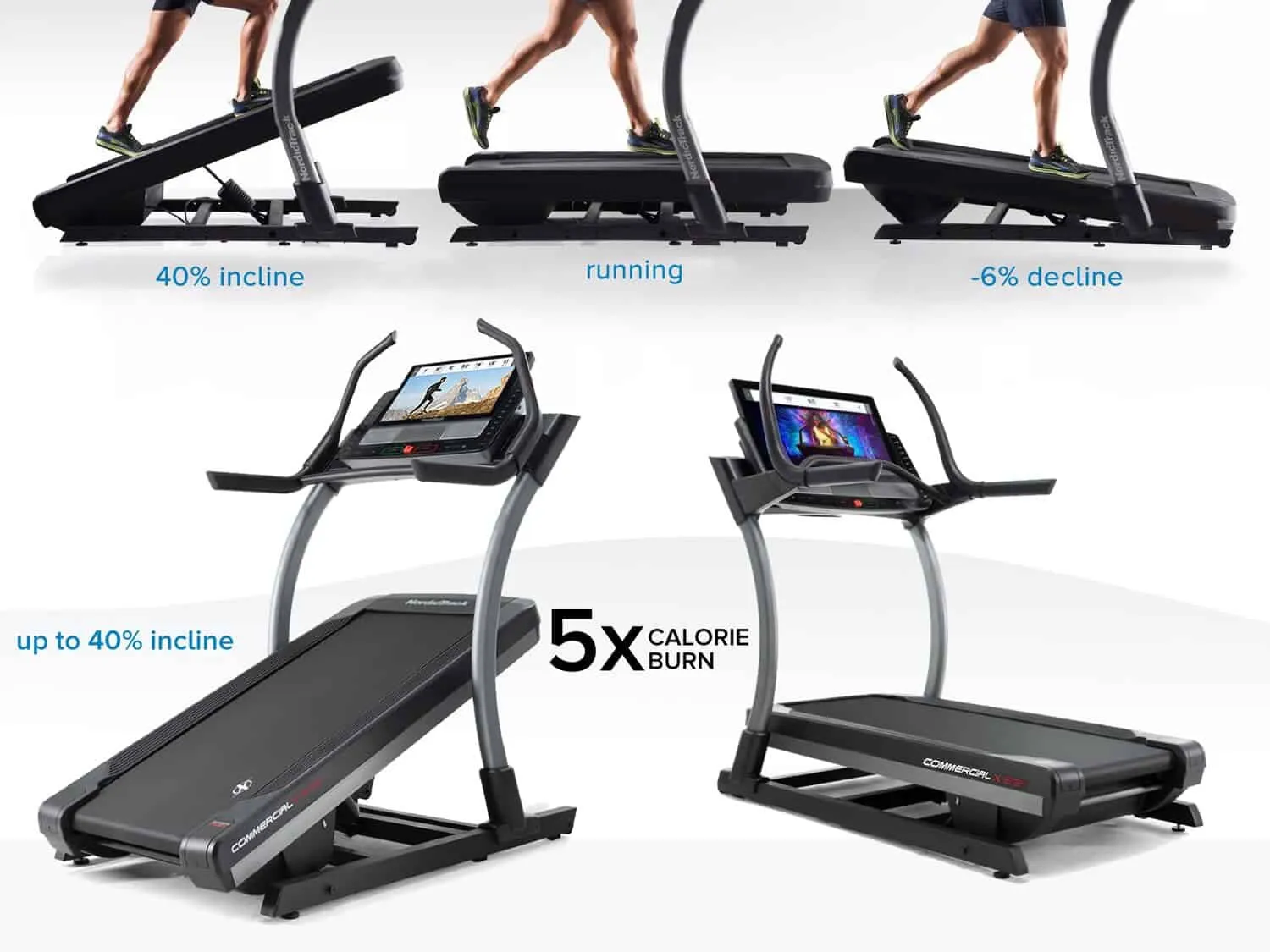 NordicTrack X32i Incline Trainer Treadmill Commercial