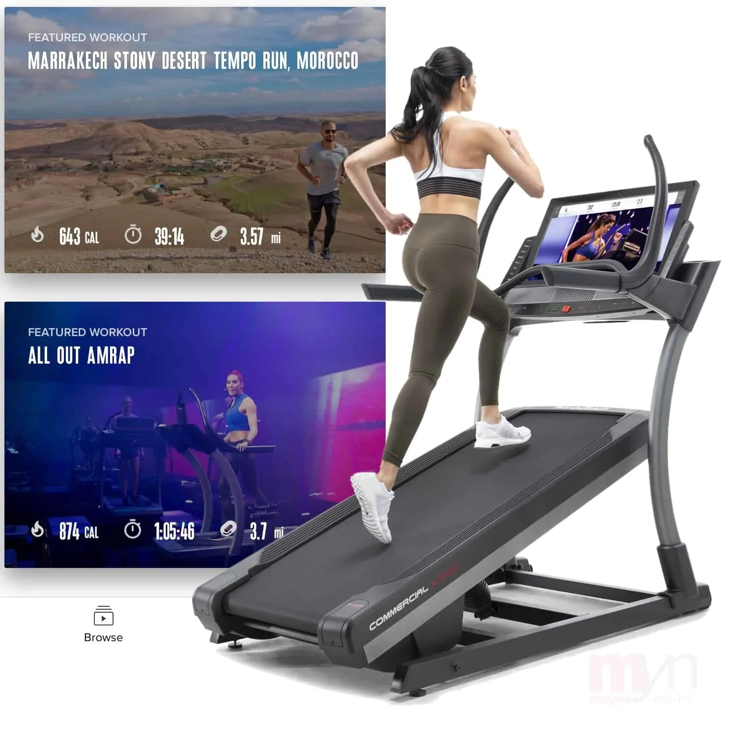 NordicTrack X32i Incline Trainer Treadmill Commercial