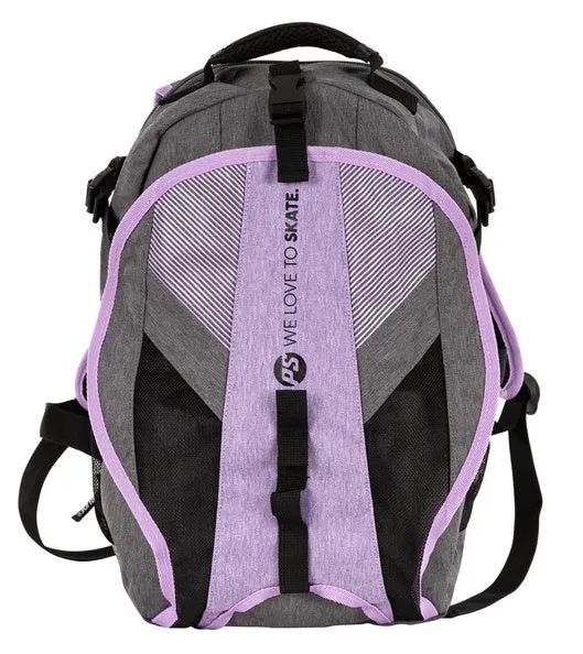 Powerslide Fitness Backpack Dark Grey/Purple