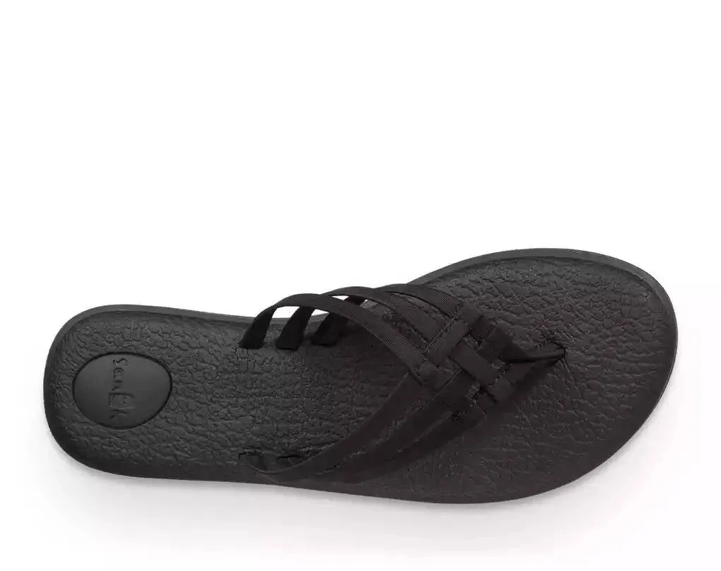 Sanuk Womens Yoga Salty Black