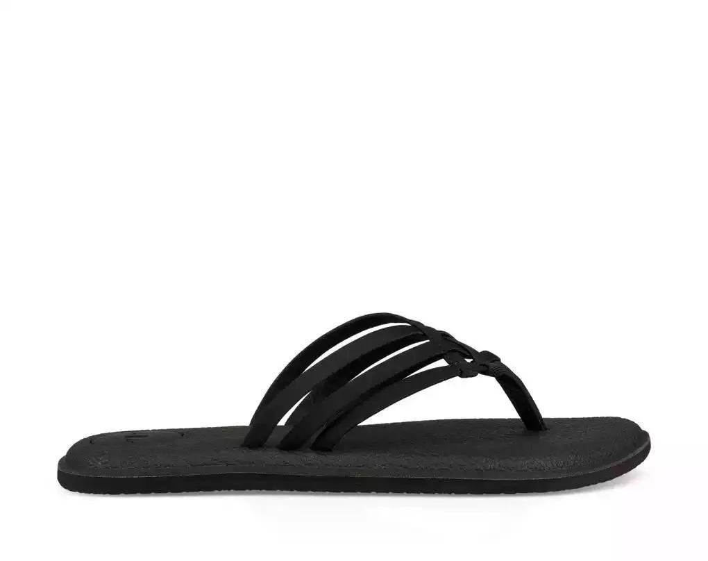 Sanuk Womens Yoga Salty Black