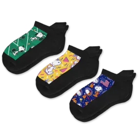 Snoopy Adventure Ankle Diabetic Socks Bundle 3-Pack