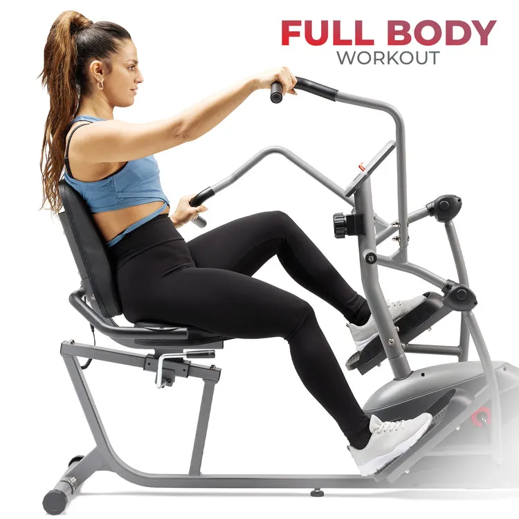 Sunny Health & Fitness Performance Interactive Series Recumbent Elliptical SF-RBE420035