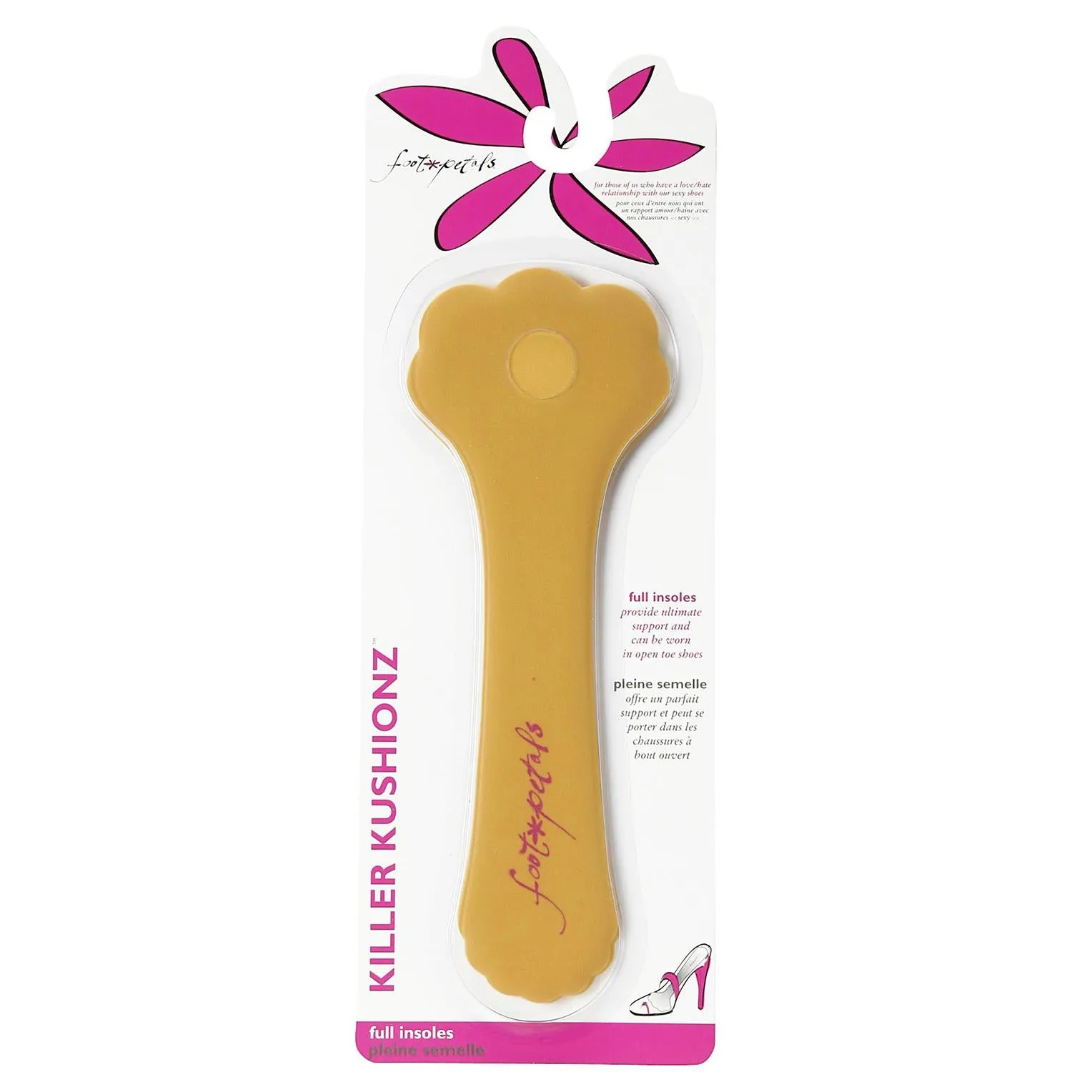 Women's Foot Petals Killer Kushionz Full Insole Buttercup