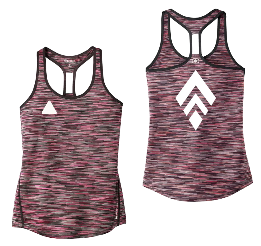 Women's Reflective Tank Top - Broken Diamond