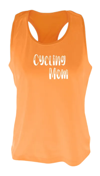 Women's Reflective Tank Top - Cycling Mom