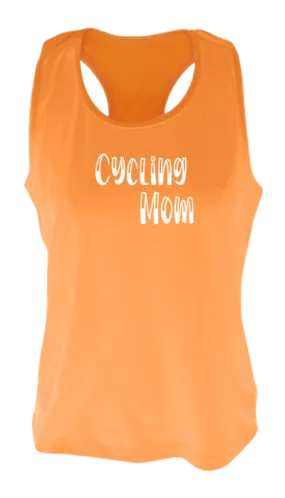 Women's Reflective Tank Top - Cycling Mom