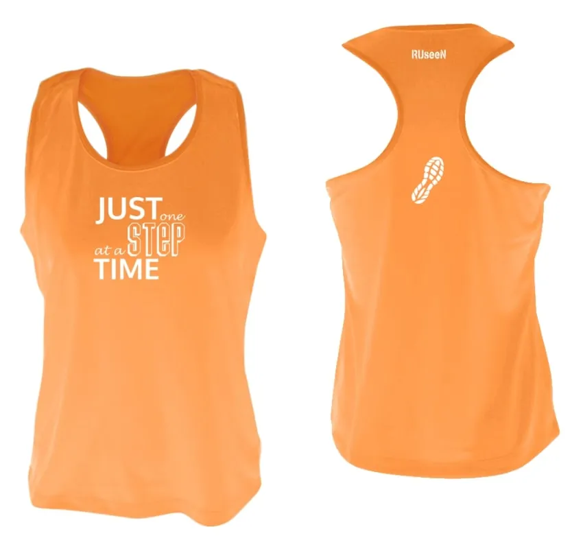 Women's Reflective Tank Top - Just One Step at a Time