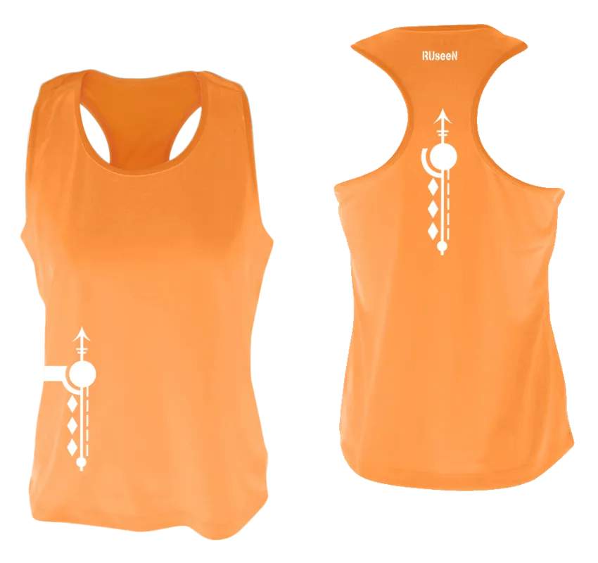 Women's Reflective Tank Top - Paths