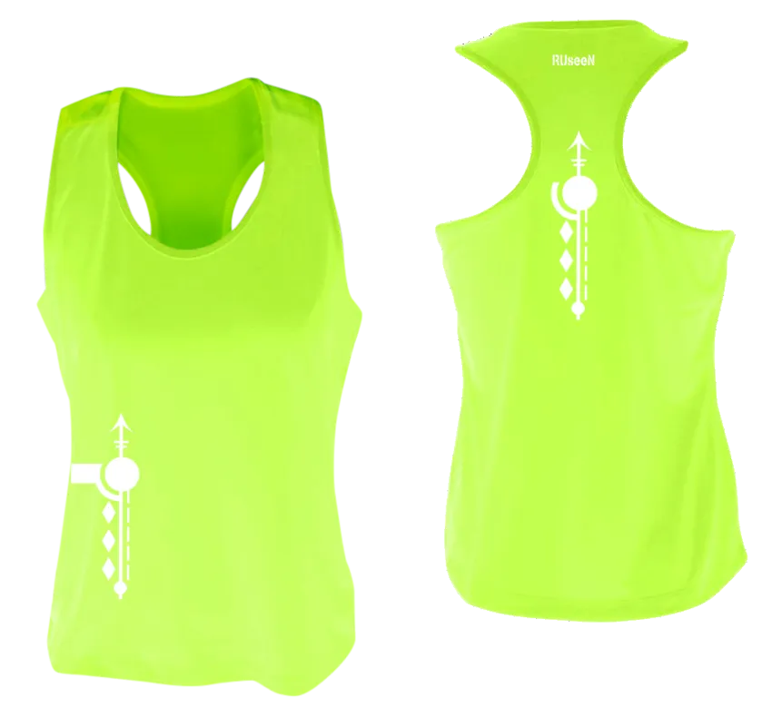 Women's Reflective Tank Top - Paths