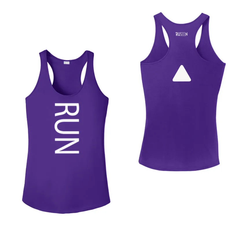 Women's Reflective Tank Top - RUN