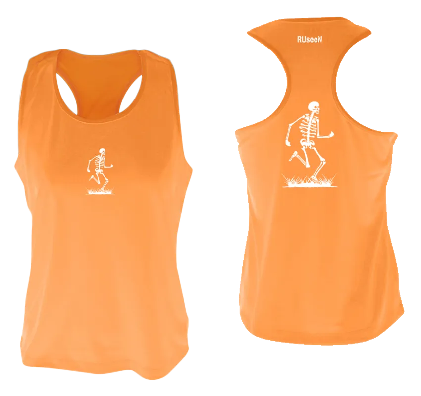 Women's Reflective Tank Top - Skeleton