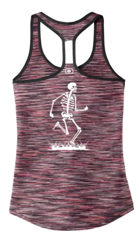 Women's Reflective Tank Top - Skeleton