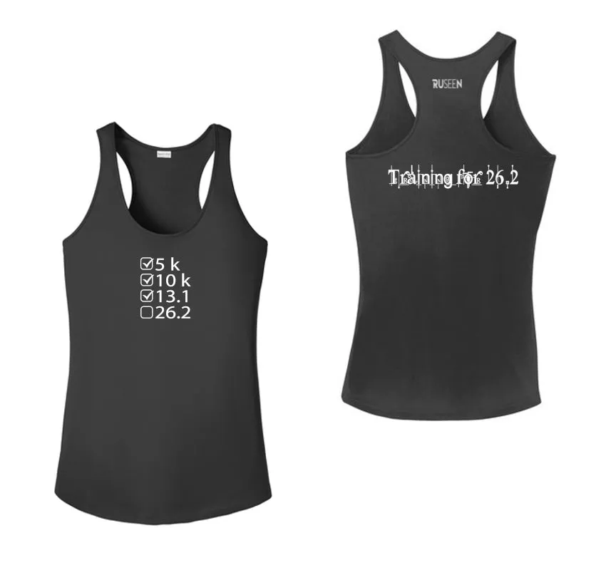 Women's Reflective Tank Top - Training for 26.2