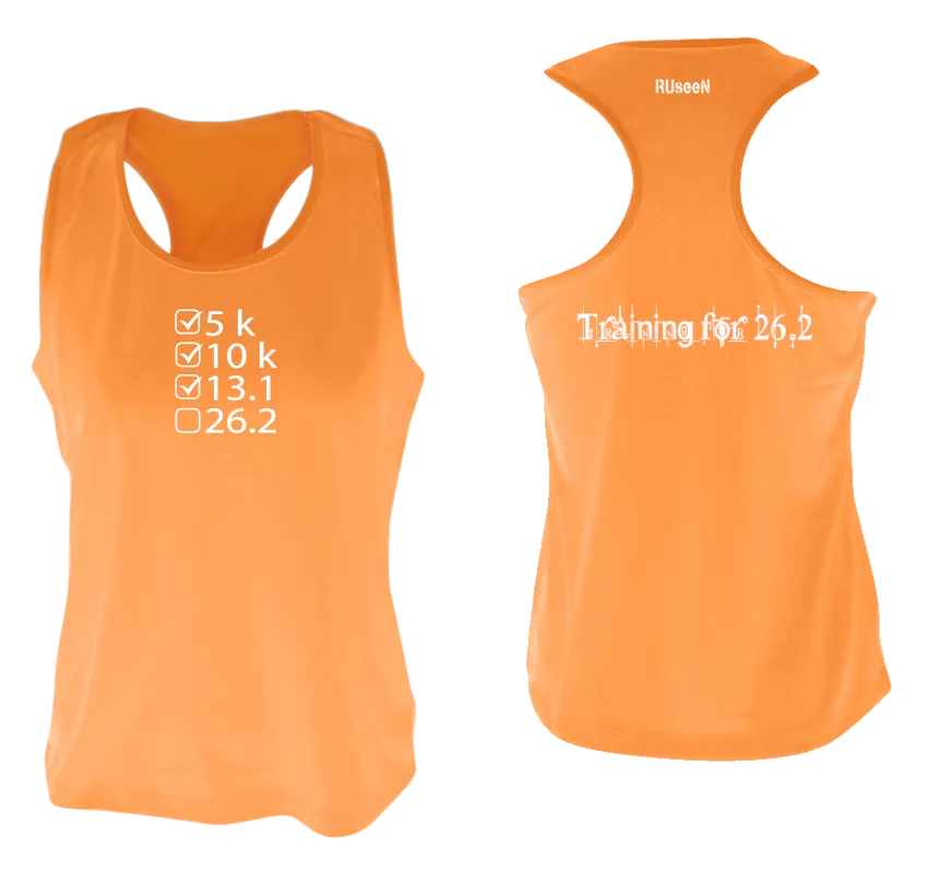 Women's Reflective Tank Top - Training for 26.2