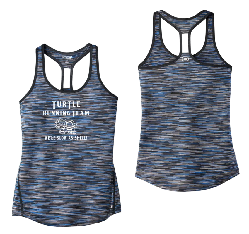 Women's Reflective Tank Top - Turtle Running Team