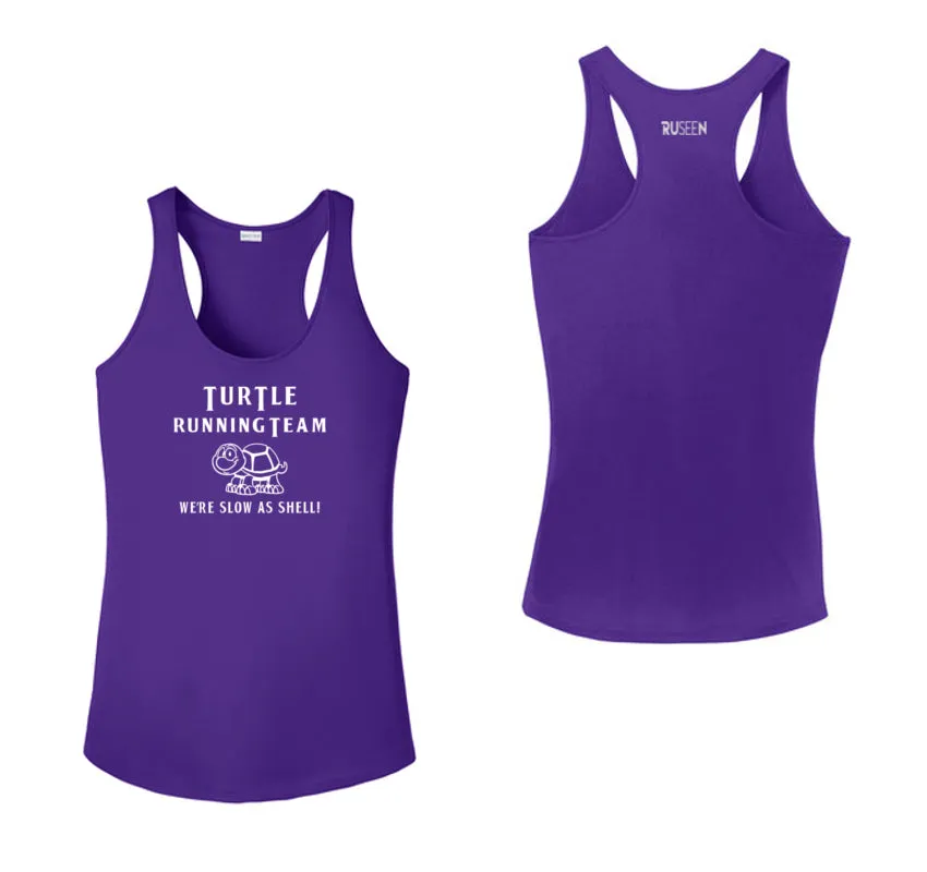 Women's Reflective Tank Top - Turtle Running Team