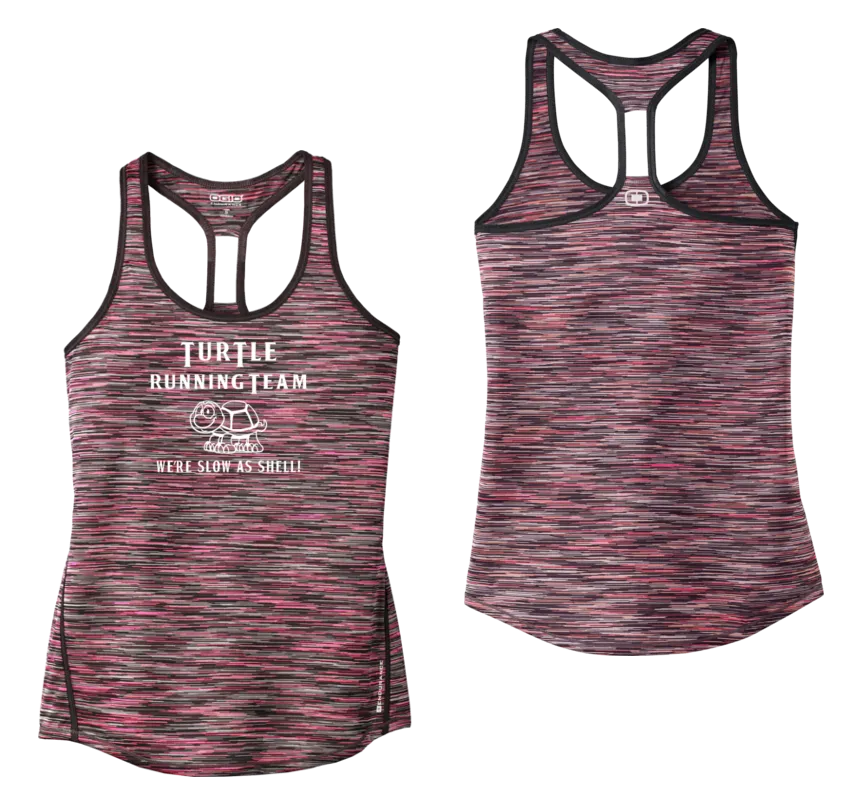 Women's Reflective Tank Top - Turtle Running Team