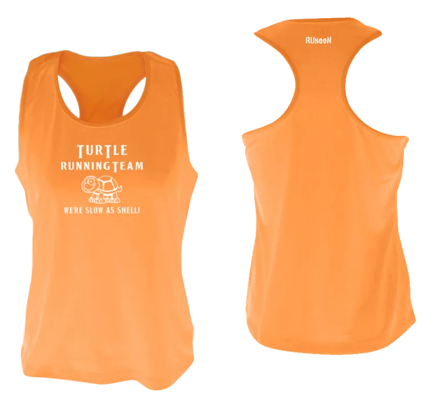 Women's Reflective Tank Top - Turtle Running Team