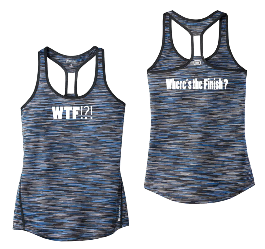 Women's Reflective Tank Top - Where's the Finish?